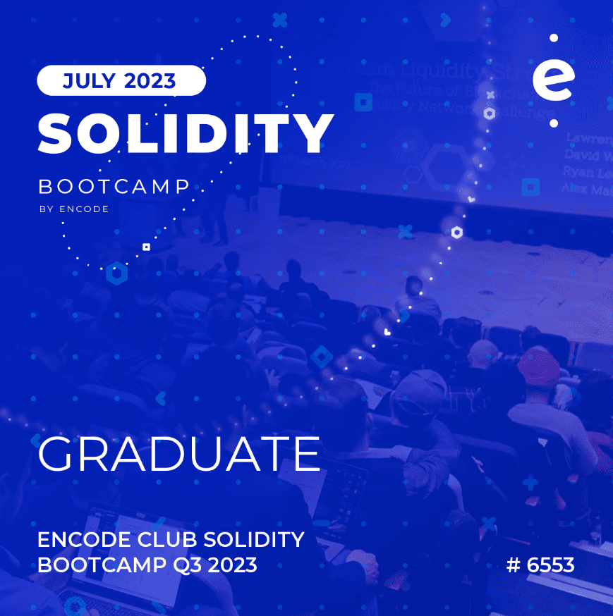 Encode Club Solidity Bootcamp